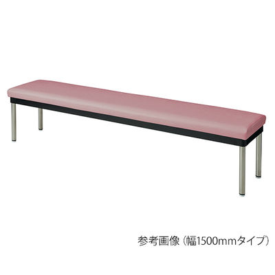 ミズノ スリムベンチ 幅1200mm ピンク MC-1200M-PI 1個 62-9958-38（直送品）