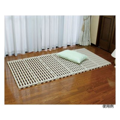 蝶プラ工業 すのこベッドエアースリープ ベージュ 782412 1個 61-8562-27（直送品）