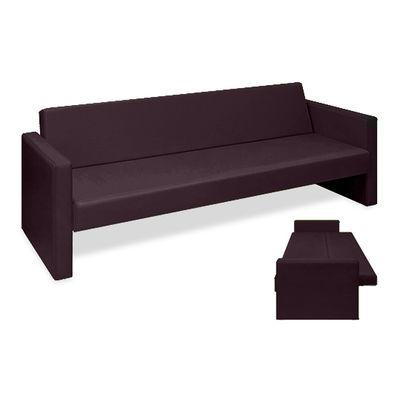 高田ベッド製作所 ベンチベッドMD 座幅50(全幅91)×長さ206(座面190)×座高39(全高77)cm 茶 TB-876 1台（直送品）