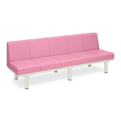高田ベッド製作所 ソファロン・背付き 座幅40(全幅58)×長さ220×座高44(全高78)cm ピンク TB-243 1台（直送品）
