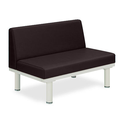 ソファー・背付き(ミニ) TBー906ー02 座幅45(全幅63)×長さ80×座高39(全高73)cm 茶 TB-906S-02 1台（直送品）