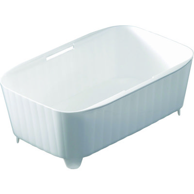 新輝合成 TONBO 樹脂ボール シンクシンクウオッシュタブ34型 ホワイト 03009 1個 149-4984（直送品）