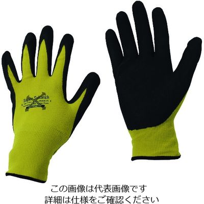 おたふく手袋 おたふく ソフキャッチEXフィット ニトリルゴム クレーターパーム マスタード M A-398-MT-M 1双（直送品）