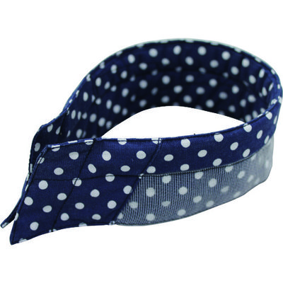 福徳産業 福徳 エリクーラー水玉 紺 1819-MNV 1個 149-4169（直送品）