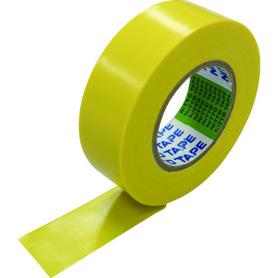 日東電工 日東 脱鉛タイプビニールテープNo.21S 0.2mm×25mm×20m 黄 8巻入り 21-25Y 1パック(8巻)（直送品）