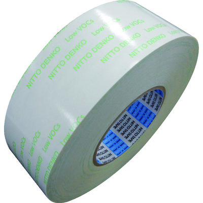 日東電工 日東 低VOC両面テープ(曲面接着性良好タイプ) No.516 50mm×20m ホワイト 516-50 1巻 149-4000（直送品）