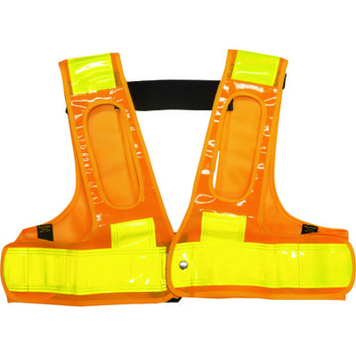 ミズケイ フルハーネス用安全ベスト「装着できるんです」<黄/黄> 5941113 1枚(1着) 171-7263（直送品）