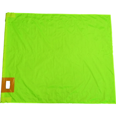 ミズケイ 大旗+棒セット(蛍光イエロー) 8015702 1枚 145-6923（直送品）