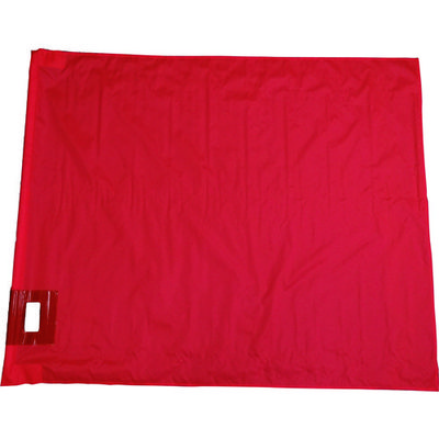 ミズケイ 大旗+棒セット(蛍光レッド) 8015701 1枚 145-6922（直送品）