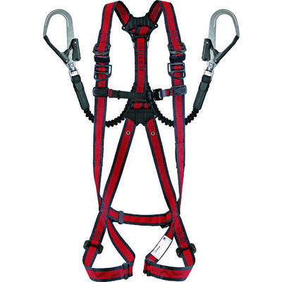 TJMデザイン タジマ ハーネスGS 蛇腹 ダブルL2セット ライン赤 Lサイズ A1GSLJR-WL2RE 1個 166-4773（直送品）