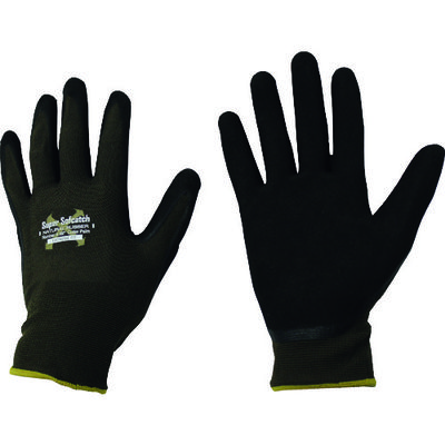 おたふく手袋 おたふく ソフキャッチEXフィット 天然ゴム クレーターパーム ブラウン LL A-397-BW-LL 1双 147-6212（直送品）