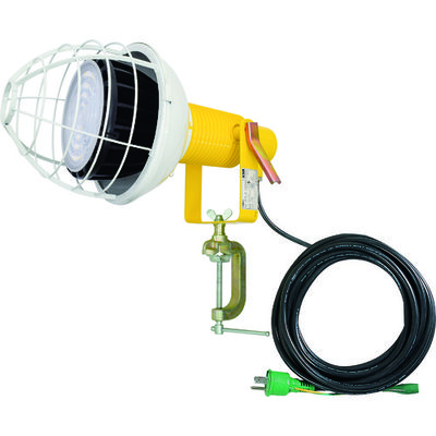 NICHIDO エコビックLED投光器100W 作業用 スポット 昼白色 アース付 電線5m ATL-E10005J-S-50K 1台（直送品）