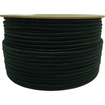 ユタカメイク タイトゴムロープドラム巻 9mm×150m ブラック PRT-44 1巻 161-3347（直送品）