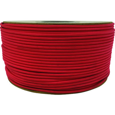 ユタカメイク タイトゴムロープドラム巻 4.5mm×200m レッド PRT-10 1巻 161-3331（直送品）