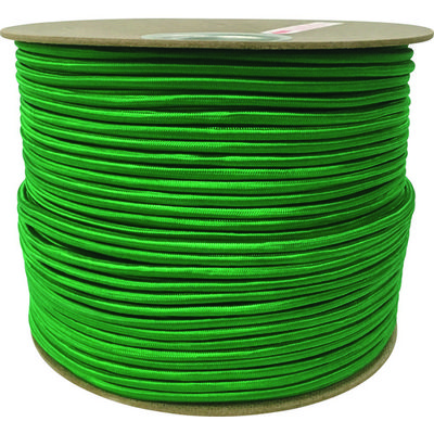 ユタカメイク タイトゴムロープドラム巻 6mm×200m グリーン PRT-28 1巻 161-3339（直送品）