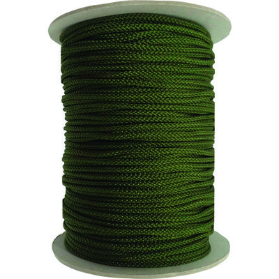 ユタカメイク 江戸打ち紐 ODグリーン 約4mm×130m PAR-8135 1巻 161-1908（直送品）
