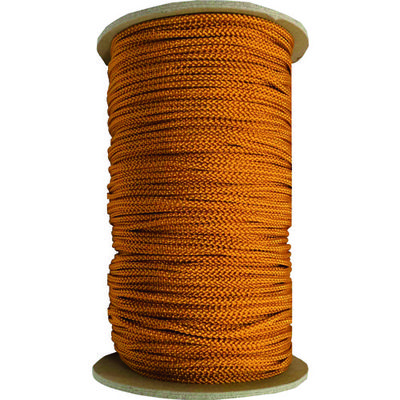 ユタカメイク 江戸打ち紐 金茶 約3mm×130m PAR-8012 1巻 161-1888（直送品）