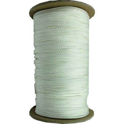 ユタカメイク 江戸打ち紐 白 約3mm×130m PAR-8023 1巻 161-1890（直送品）