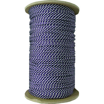 ユタカメイク 江戸打ち紐 紫白 約3mm×130m PAR-8033 1巻 161-1895（直送品）