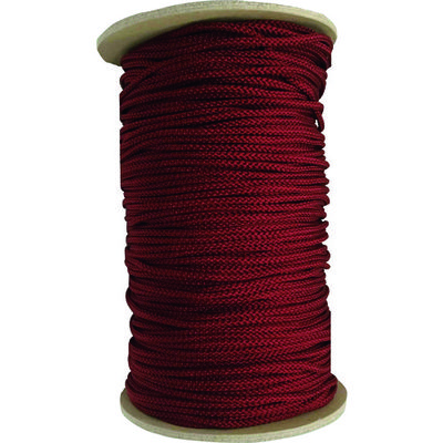 ユタカメイク 江戸打ち紐 エンジ 約3mm×130m PAR-8026 1巻 161-1893（直送品）