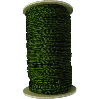 ユタカメイク 江戸打ち紐 ODグリーン 約3mm×130m PAR-8035 1巻 161-1896（直送品）