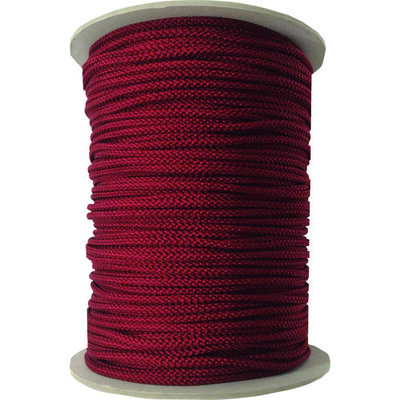 ユタカメイク 江戸打ち紐 エンジ 約4mm×130m PAR-8126 1巻 161-1905（直送品）