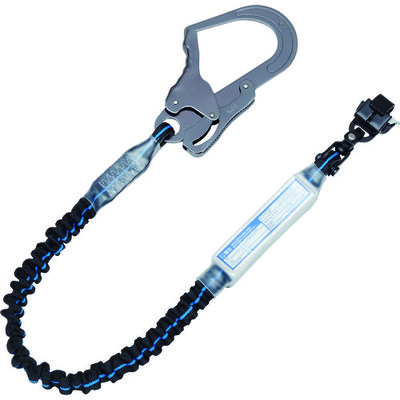 基陽 KH じゃばらランヤード(ハーネス用)スチールペダル17黒/青ライン S1SPWB-17 1本 167-5622（直送品）