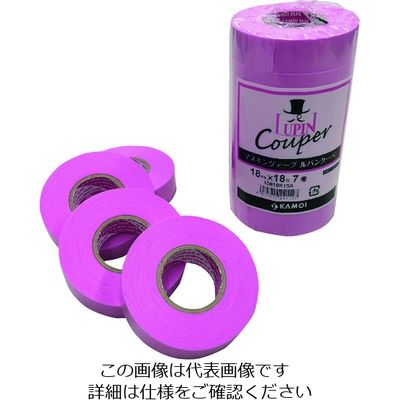 カモ井加工紙 カモ井 マスキングテープ建築用(7巻入) LUPINCOUPER-18 1パック(7巻) 137-2862（直送品）