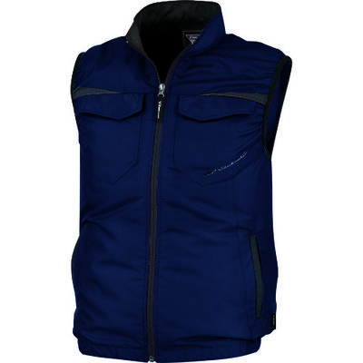 ジーベック XEBEC 空調服ベストXE98011ー19ーM ディープネイビー XE98011-19-M 1着 160-9592（直送品）