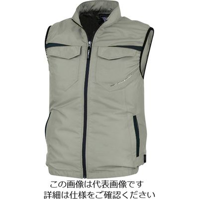 ジーベック XEBEC 空調服ベストXE98011ー81ー4L キャメル XE98011-81-4L 1着 160-9615（直送品）