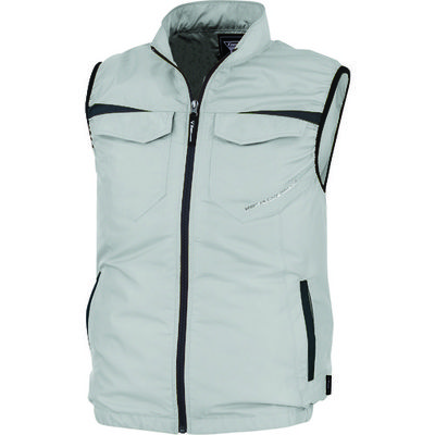 ジーベック XEBEC 空調服ベストXE98011ー22ーSS シルバーグレー XE98011-22-SS 1着 160-9598（直送品）