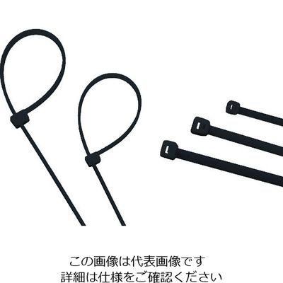 TRUSCO ケーブルタイ 幅5.0mmX364mm 最大結束Φ105 耐候性 100本入 TRCVJ-364W 1袋(100本)（直送品）