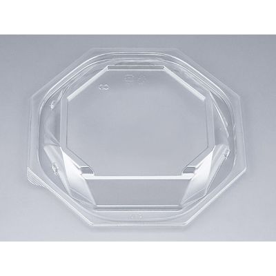 サラダ・フルーツ容器 COPN八角19 嵌合蓋 0652419090008 400枚（50×8） シーピー化成（直送品）