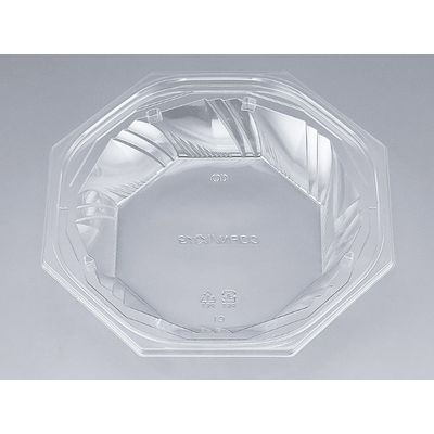 サラダ・フルーツ容器 COPN八角19 本体 0652419000005 400枚（50×8） シーピー化成（直送品）