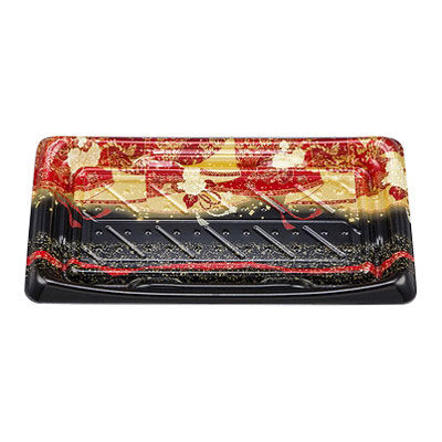 寿司容器 SFうま皿26 優赤本体 0276926007085 800枚（50×16） シーピー化成（直送品）