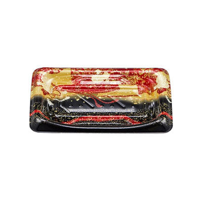 寿司容器 SFうま皿13 優赤本体 0276913007085 1500枚（50×30） シーピー化成（直送品）