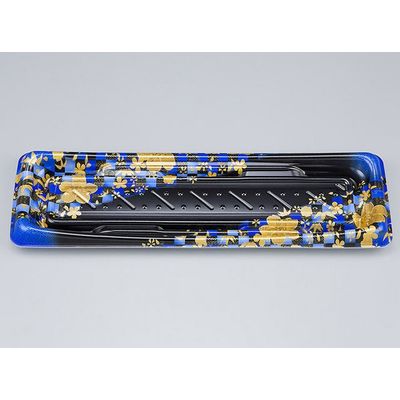 寿司容器 SFうま皿18 花雅青本体 0276918002325 800枚（50×16） シーピー化成（直送品）