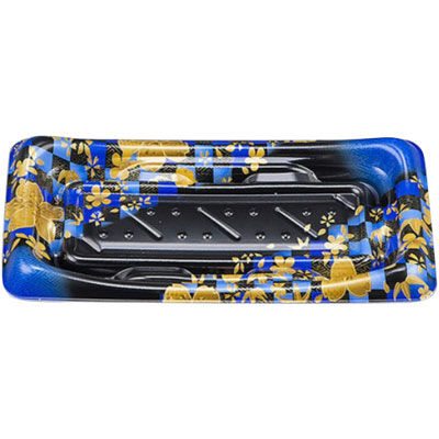 寿司容器 SFうま皿14 花雅青本体 0276914002325 1200枚（50×24） シーピー化成（直送品）