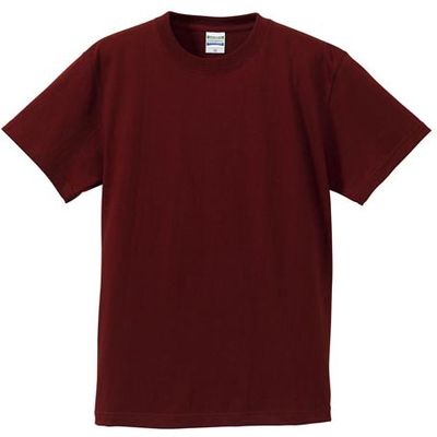 United Athle（ユナイテッドアスレ） 5001綿Tシャツ L バーガンディ 1包（3枚入） キャブ（直送品）