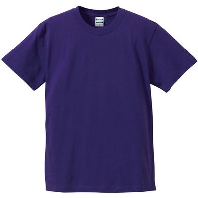 United Athle（ユナイテッドアスレ） 5001綿Tシャツ 4L バイオレットパープル 1包（3枚入） キャブ（直送品）