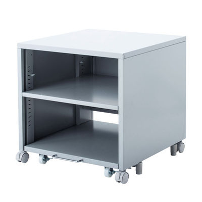 サンワサプライ 高耐荷重プリンタスタンド/台/ラック 幅600×奥行620×高さ600mm ライトグレー LPS-115 1個（直送品）