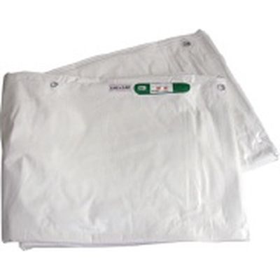 白防炎シート 3.6m×5.4m FR-3654 熱田資材（直送品）