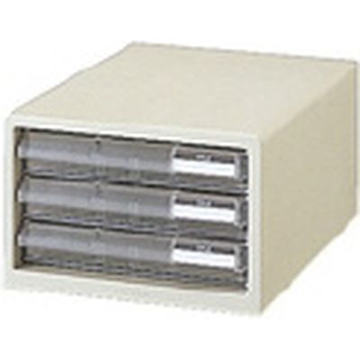 プラス レターケースA4 浅型3段 ホワイト LC-103A 1個（直送品）