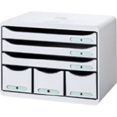 EXACOMPTA ビッグボックスプラスA4横 3段+小物 LGY 306740D（直送品）