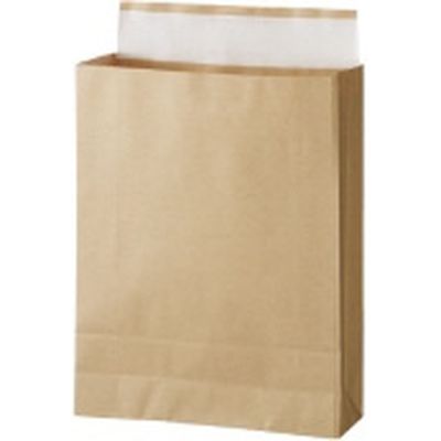 スーパーバッグ 宅配袋 未晒 大 100枚入 23500740（直送品）