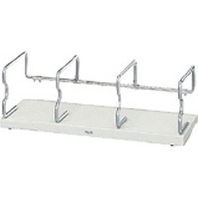 プラス ユニット本立 大 ライトグレー BS-001HL（直送品）