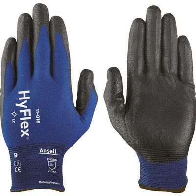 アンセル・ヘルスケア・ジャパン アンセル ニトリル背抜き手袋 ハイフレックス 11ー816 Lサイズ 11-816-9 1双（直送品）