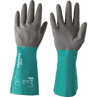 アンセル・ヘルスケア・ジャパン アンセル 耐薬品手袋 アルファテック 58ー435 Lサイズ 58-435-9 1双 149-6896（直送品）