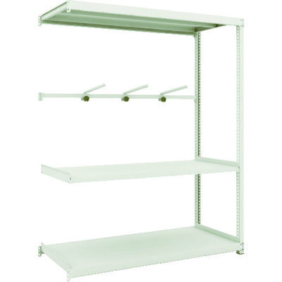 TRUSCO スチールラック M2型軽中量棚 1460X600XH1800 3段 アーム1段 連結 M2-6563-A1B 1台(1個)（直送品）