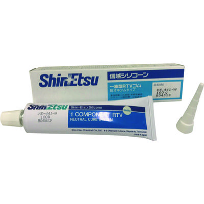 信越化学工業 信越 一般工業用シリコーンシーリング剤 100g ホワイト KE441-100-W 1本 814-8106（直送品）